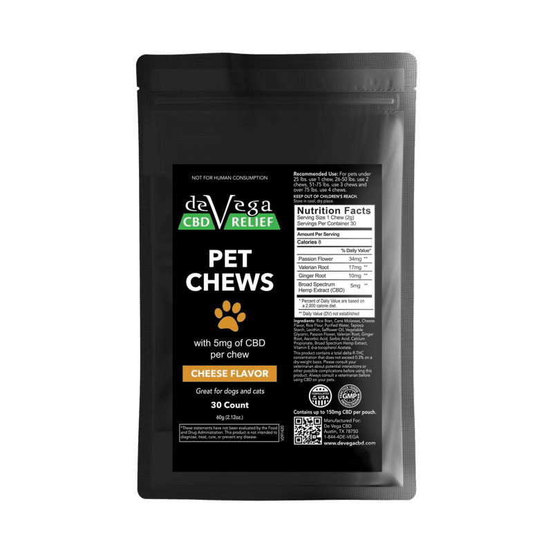 Pet Chews - Pet Treats 5mg - 30ct