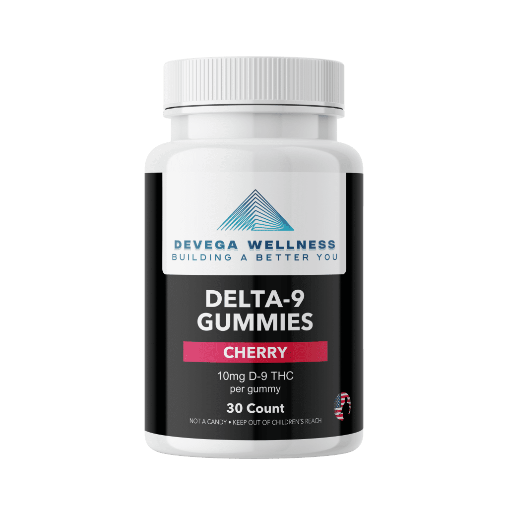 Delta-9 Gummies 10mg – Cherry – 30ct