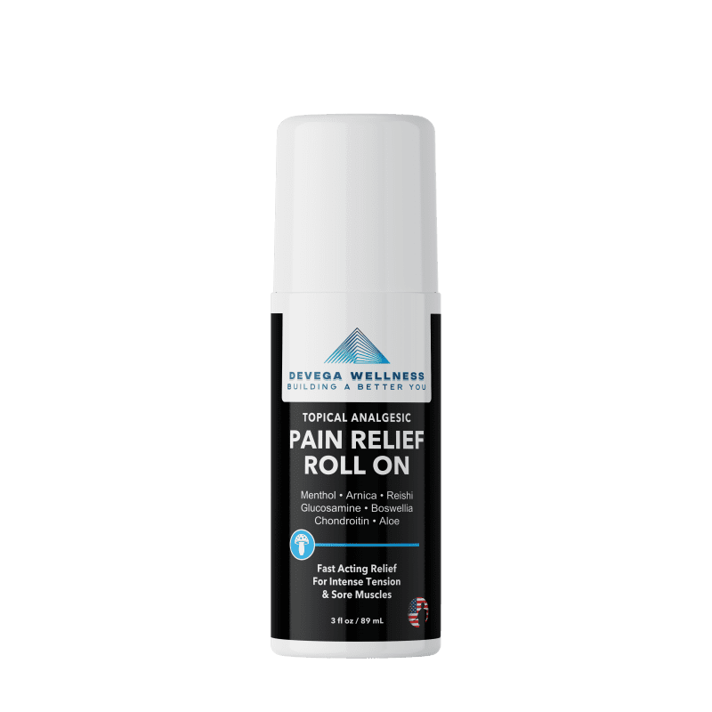 Pain Relief Roll-On Gel with Reishi Mushroom (OTC)